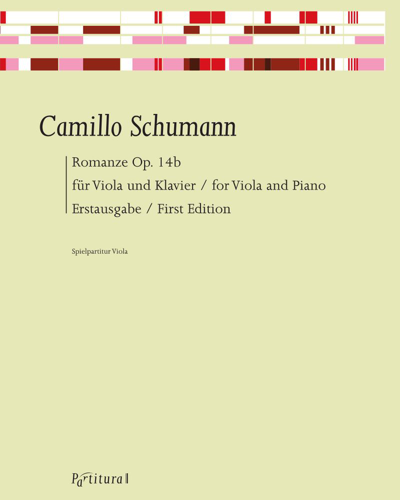 Romance for Viola and Piano, op. 14b — Camillo Schumann
