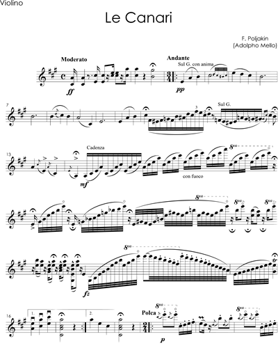 Le Canari — Adolpho Mello