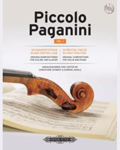 Piccolo Paganini for Violin and Piano, Vol. 1 — 帕格尼尼