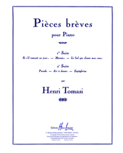 Pièces Brèves, Suite No. 1 — Henri Tomasi