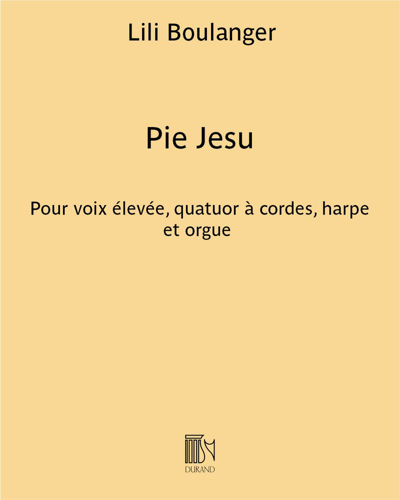 Pie Jesu (Edition A for High Voice) — 莉莉·布朗热