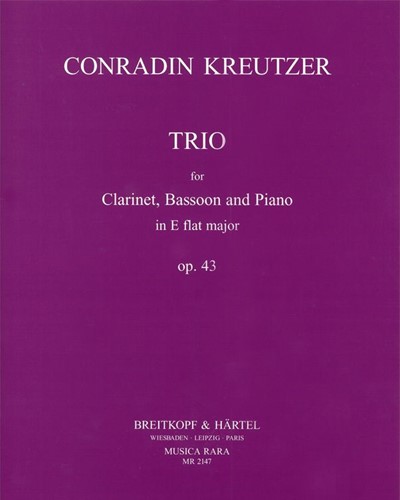 Trio in E-flat major, op. 43 — Conradin Kreutzer