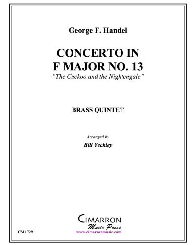 Concerto in F Major No. 13, 'The Cuckoo and the Nightingale' — 亨德尔