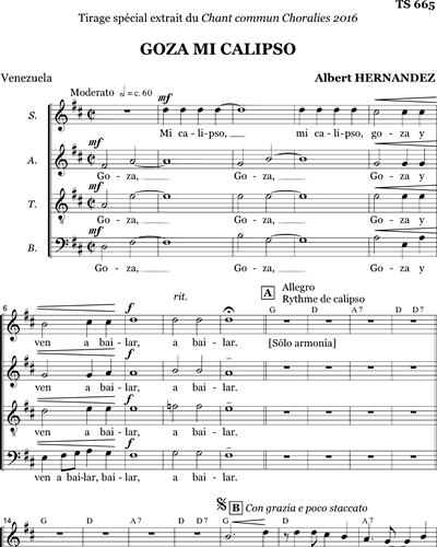 Goza mi calypso — Albert Hernandez