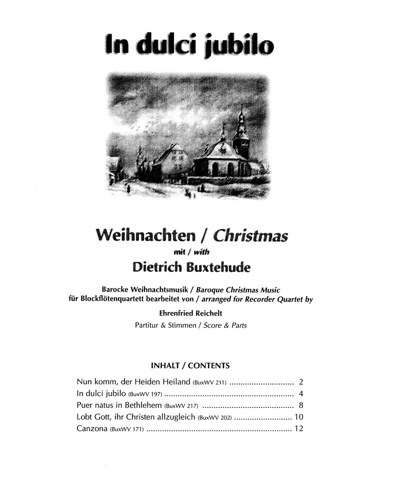 In Dulci Jubilo, BuxWV 52 — 布克斯特胡德