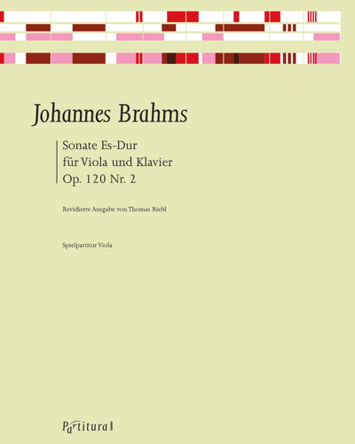 Sonata No. 2 in E-flat major, op. 120/2 — 勃拉姆斯