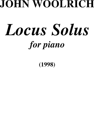 Locus Solus — John Woolrich