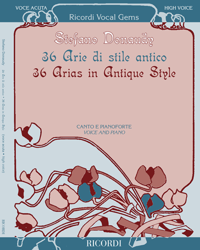 36 Arie di stile antico — Stefano Donaudy