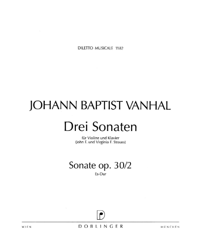 Sonata in E-flat major, op. 30/2 — 万哈尔