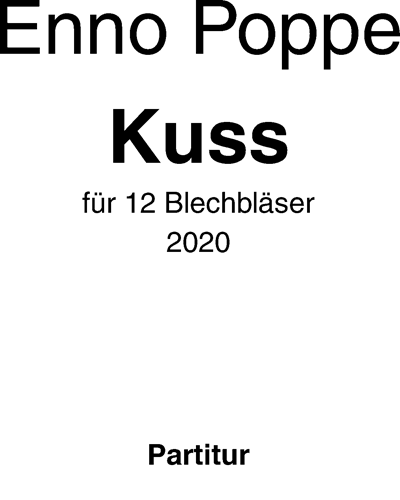 Kuss — Enno Poppe
