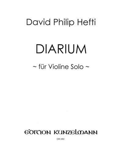 Diarium — David Philip Hefti