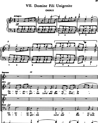 Domine Fili Unigenite — Antonio Vivaldi