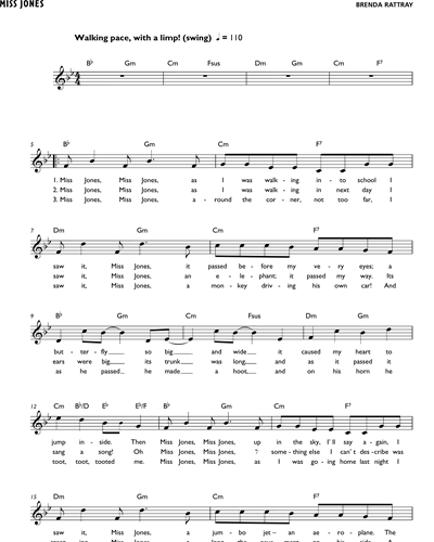 Miss Jones — Brenda Rattray