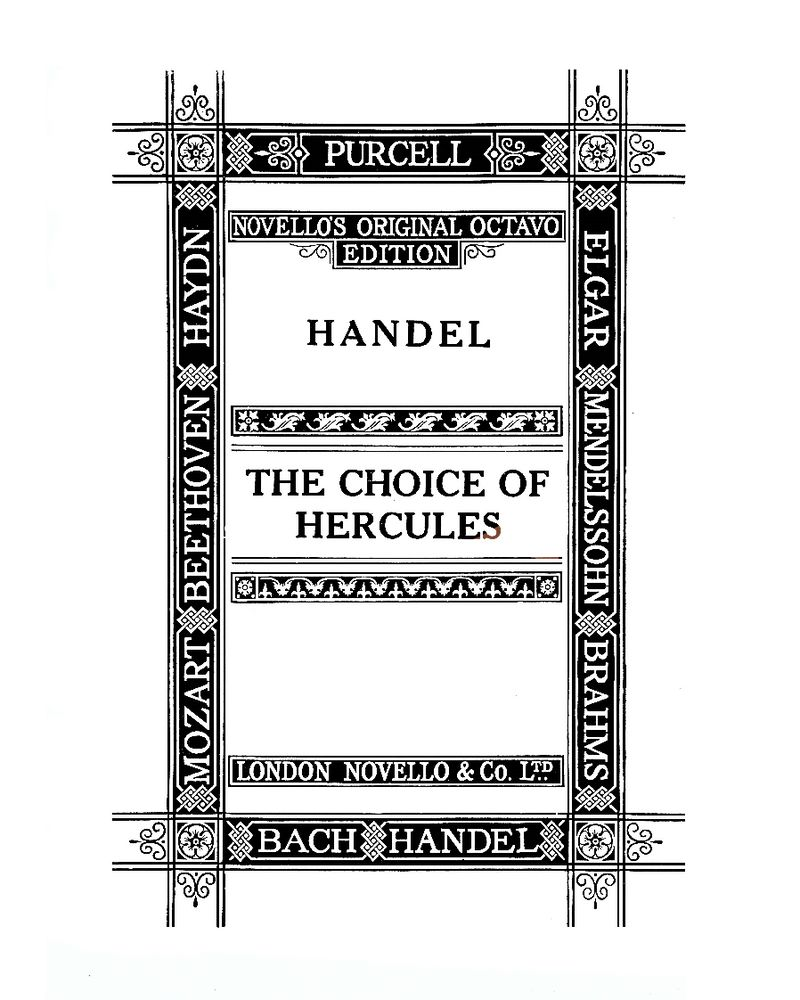 The Choice of Hercules — 亨德尔