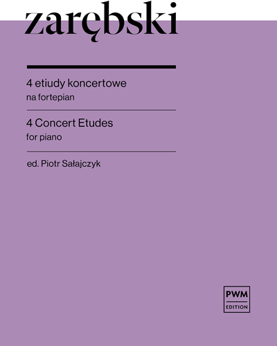 Four Concert Etudes, op. 3 no. 1 — Juliusz Zarębski