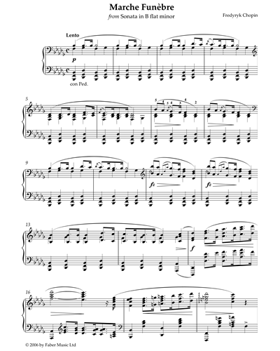 Sonata in B-flat minor, op. 35: Funeral March — 肖邦