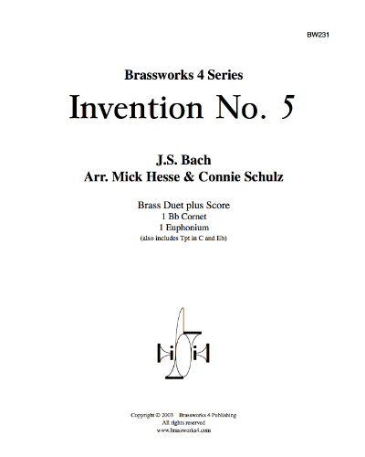 Invention No. 5, BWV 776 — Johann Sebastian Bach