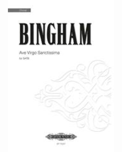 Ave Virgo Sanctissima — Judith Bingham