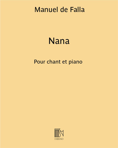 Nana (No. 5 from 'Siete canciones populares españolas') — 法雅