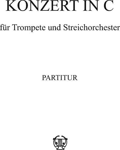 Concerto in C for Trumpet and String Orchestra — Erwin Amend
