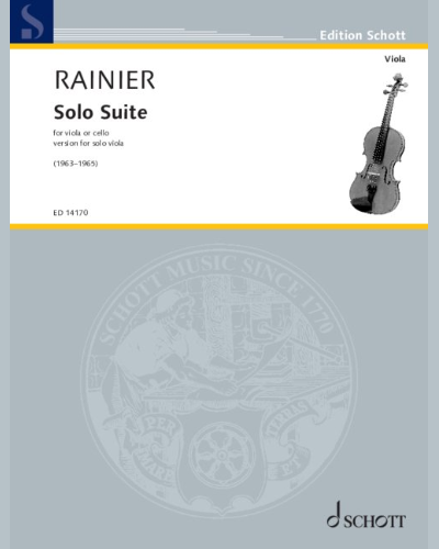 Solo Suite — Priaulx Rainier