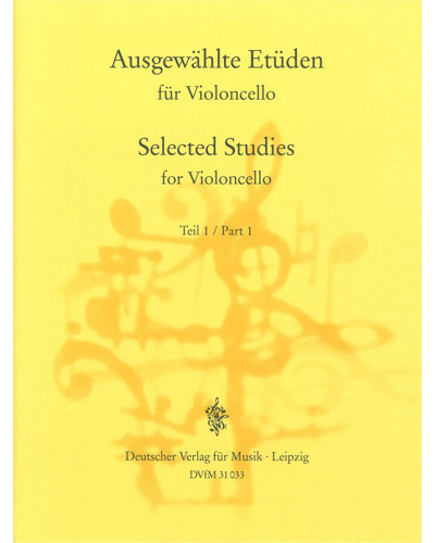 Selected Studies for Violoncello, Part 1 — Heinz Lösche