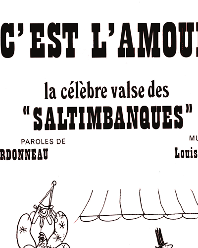 Les Saltimbanques No. 9 A Valse: "Cest l'amour" — Louis Ganne