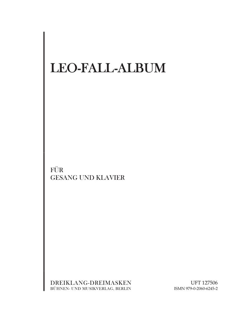 Leo-Fall-Album — Léo Fall