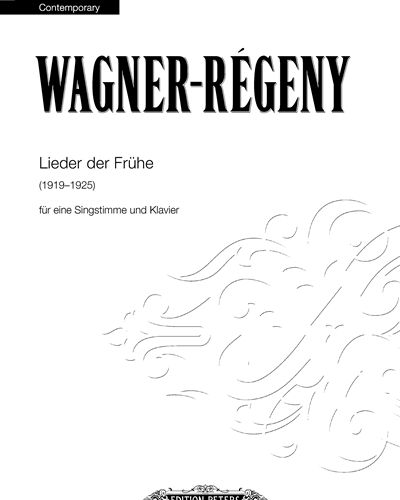 Lieder der Fruhe — Rudolf Wagner-Régeny
