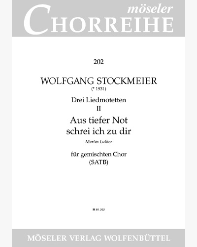 Three song motets — Wolfgang Stockmeier