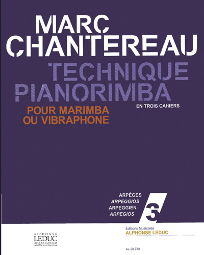 Technique pianorimba en 3 cahiers, Vol. 3 — Marc Chantereau