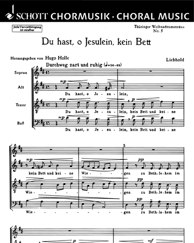 Weihnachtsmotetten — Liebhold