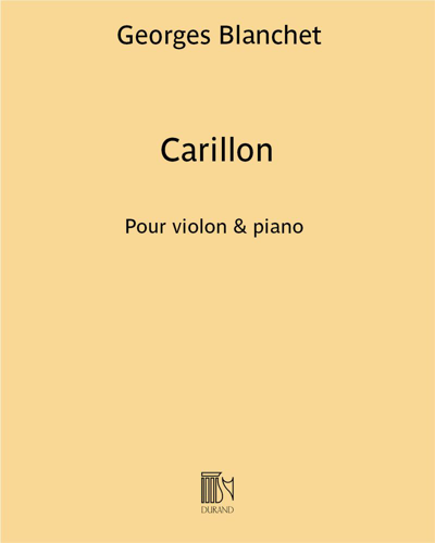 Carillon — Georges Blanchet