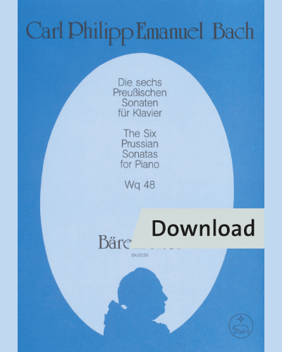 The Six Prussian Sonatas for Piano Wq 48 — C.P.E.巴赫