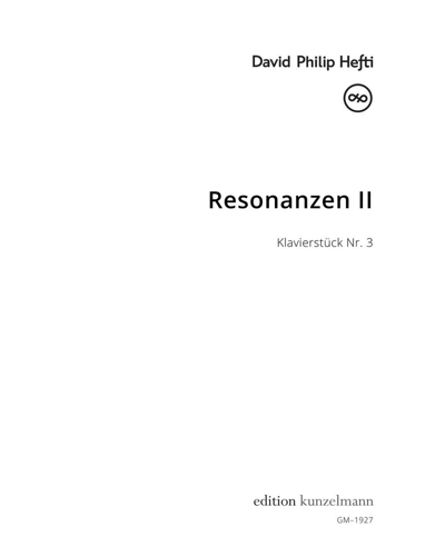 Resonanzen II — David Philip Hefti