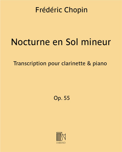 Nocturne, op. 55 in G minor — Frédéric Chopin