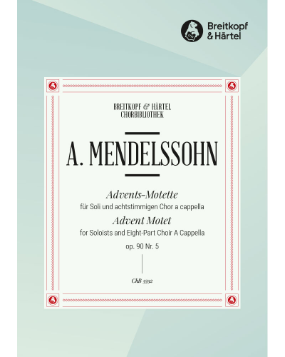 Advent Motet, op. 90/5 — Arnold Mendelssohn