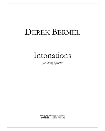 Intonations — Derek Bermel