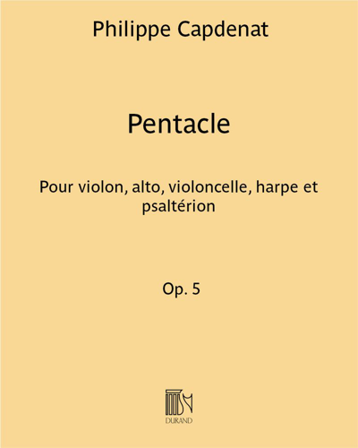Pentacle, op. 5 — Philippe Capdenat