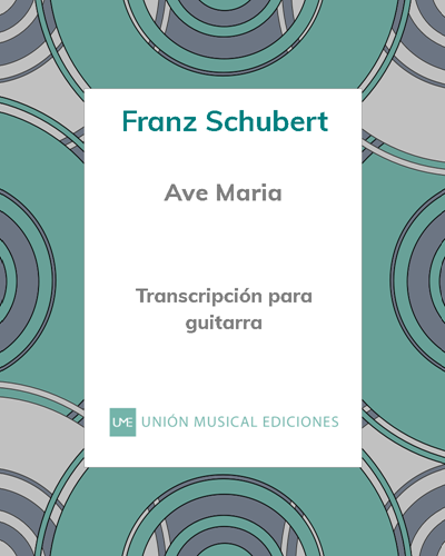 Ave Maria - Transcripción para guitarra — Franz Schubert