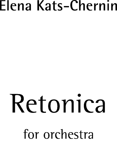 Retonica — Elena Kats-Chernin