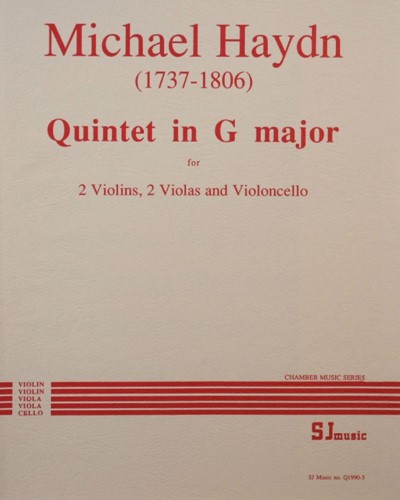 Quintet in G major — 米夏埃尔·海顿