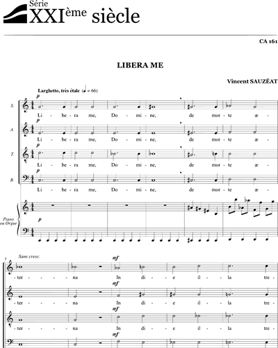 Libera me — Vincent Sauzeat