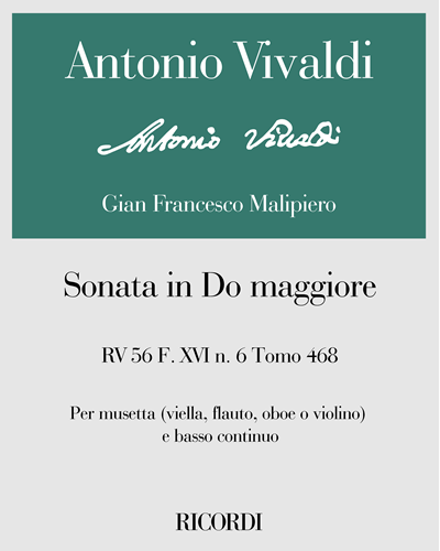 Sonata in C major, op. RV 56, F. XVI No. 6 — Antonio Vivaldi