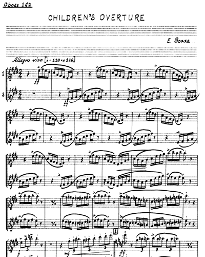 Children's Overture (score) — 欧仁·博扎
