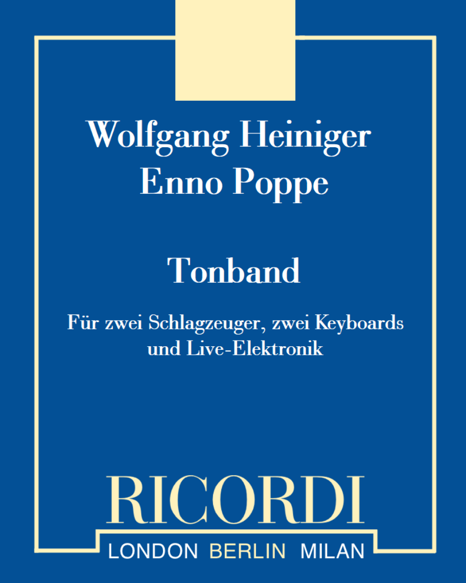 Tonband — Enno Poppe