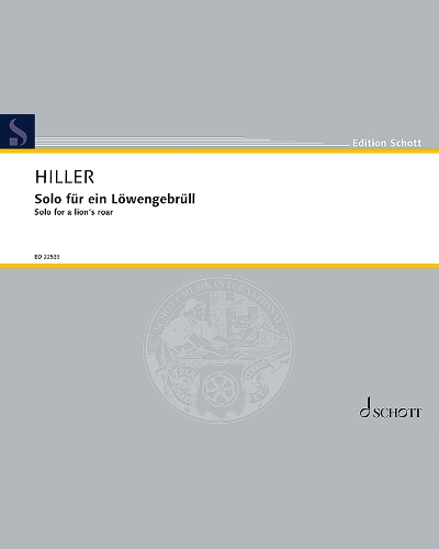 Solo for a lion's roar — Wilfried Hiller