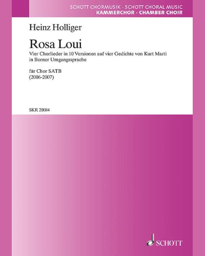 Rosa Loui — Heinz Holliger