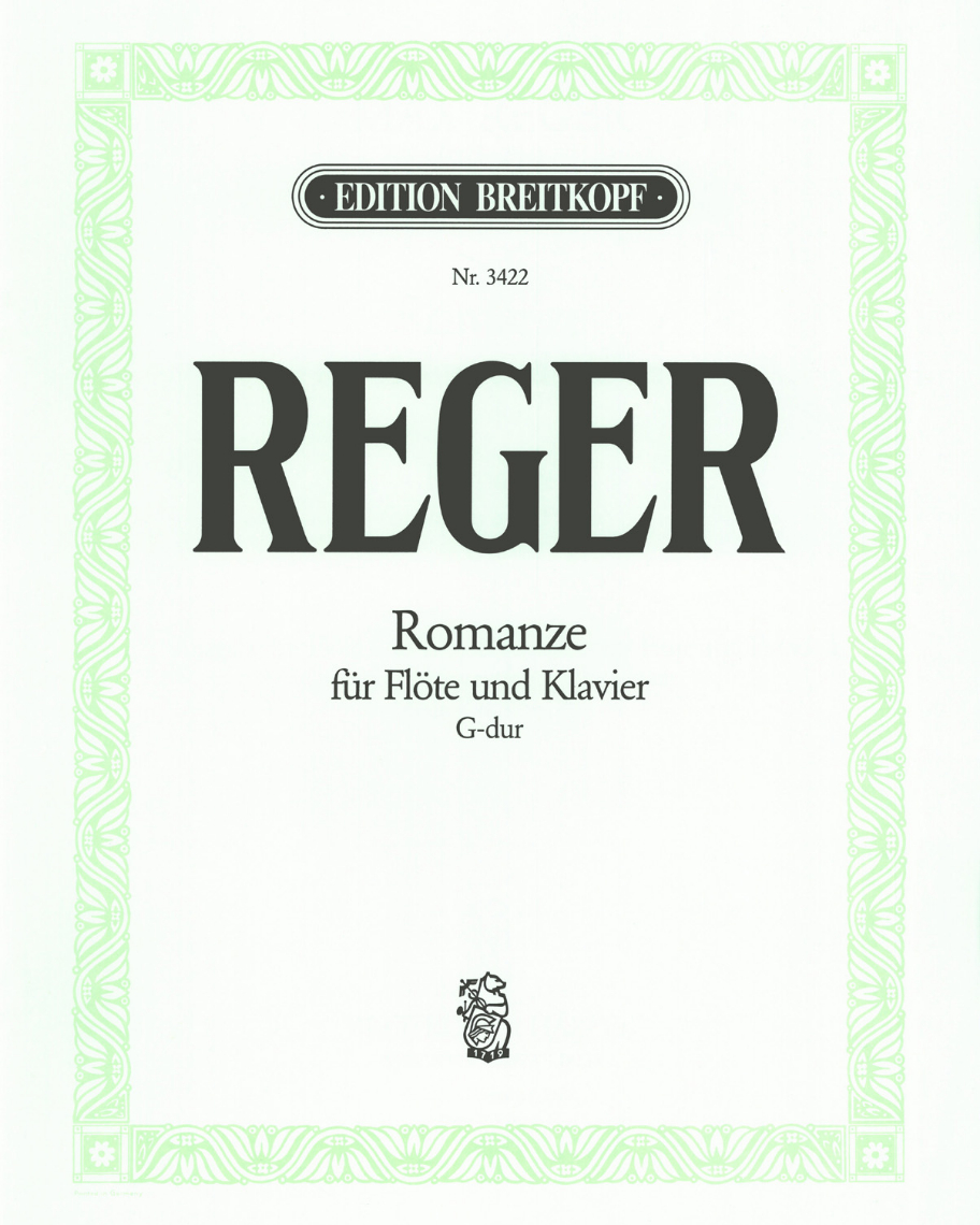 Romanze in G major (Transcription for Flute and Piano) — Max Reger
