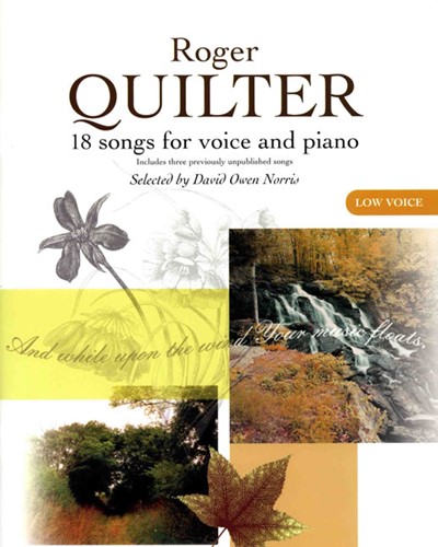 18 Songs for Low Voice and Piano — 罗杰·奎尔特